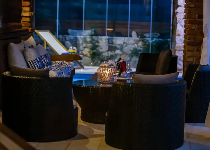 Rustic With Indoor Pool Villa